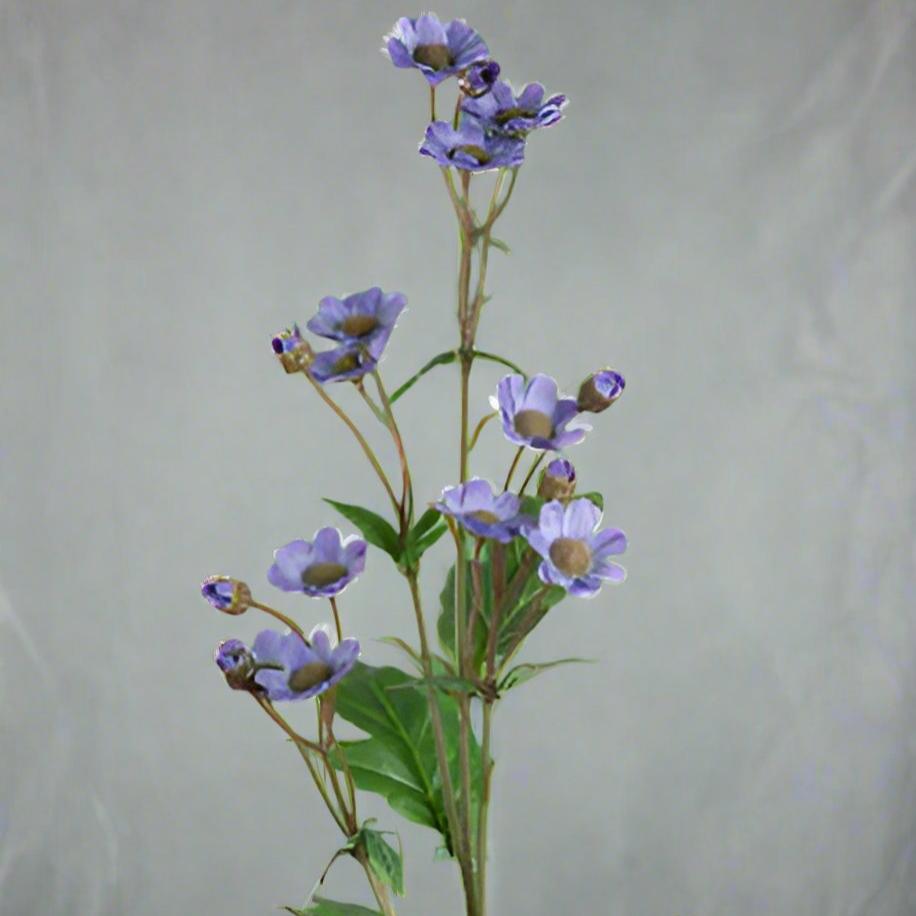 Faux Elegant Purple/Blue  Daisy Stem