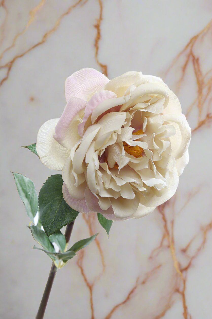 Stunning artificial vintage pink Old English rose bud