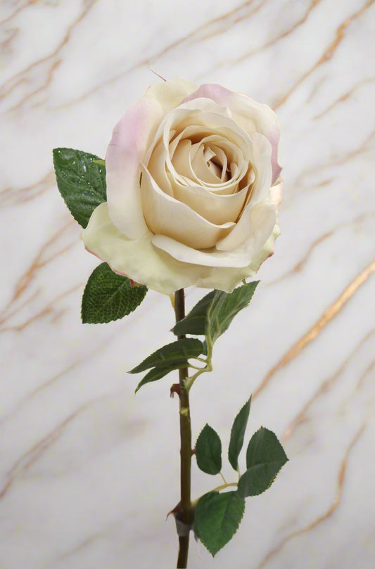 Gorgeous large vintage pink faux rose bud