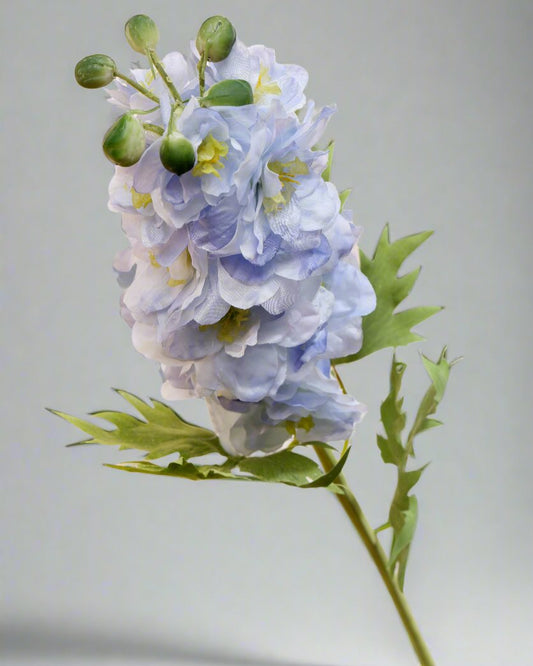 Silk light blue double delphinium