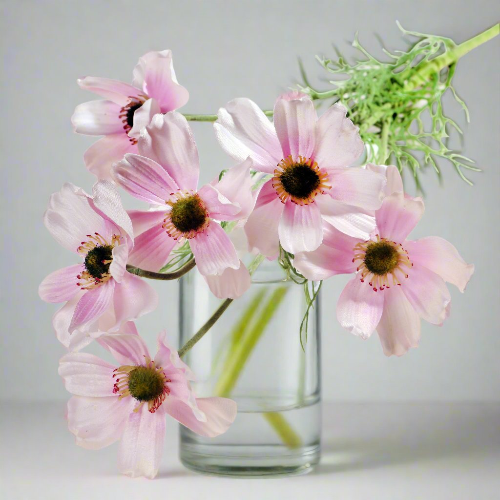 Beautiful Artificial Light Pink Cosmos Daisy