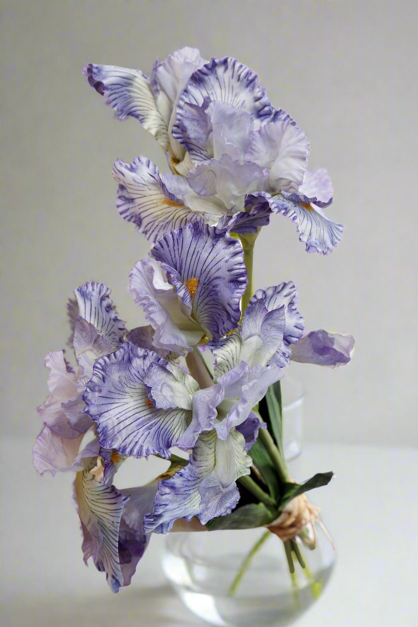 Stunning bunch of lilac irises