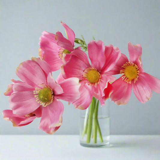 Beautiful Artificial Dark Pink Cosmos Daisy